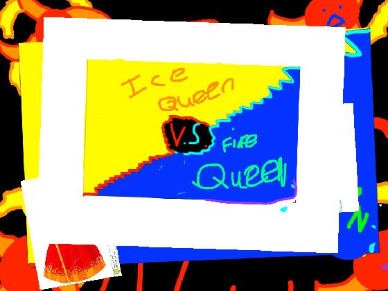 1-2 Player fire queen vs ice queen