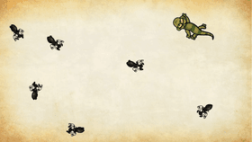 Ants vs Lizard