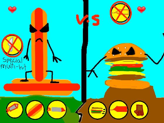 Sawsage vs Hamburger 1 1 2 2