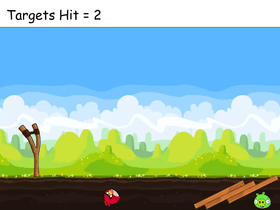 angry birds flinging