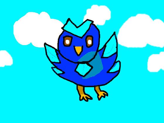 blue bird! cute
