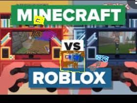 ROBLOX vs minecraft