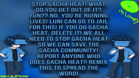 STOP GACHA HEAT!