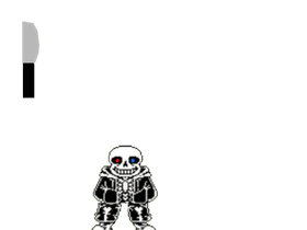 Sans: Hehehe... OOF!