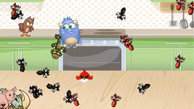 Ants vs Lizard
