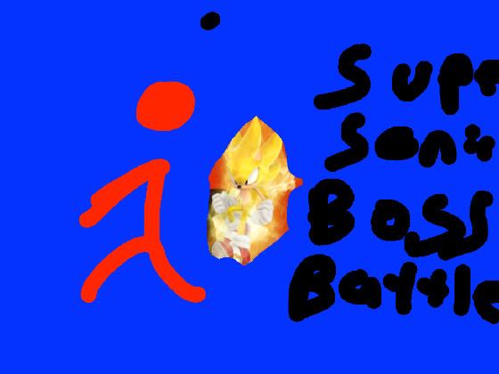 Super Sonic Boss Battle 1