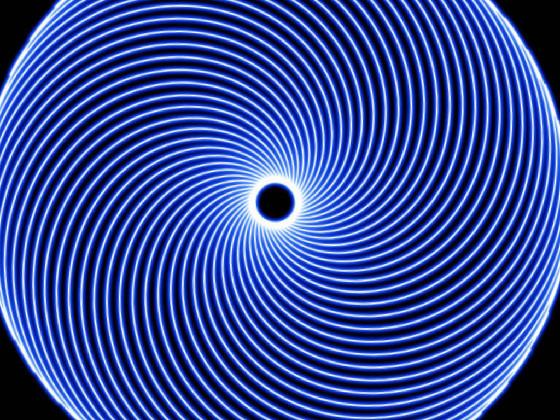 Twisted blue hypnotizer