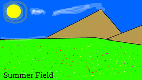 Week 2: Draw a Summerscape
