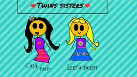Twin sisters!!!