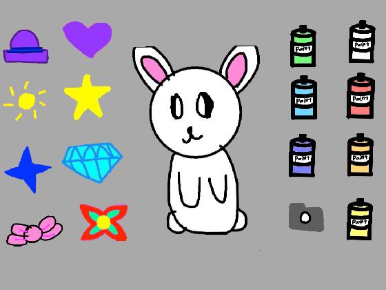 Decorate a bunny