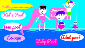 The triplets go swimming and have a new baby sister called Lavender(The triplets are preteens)