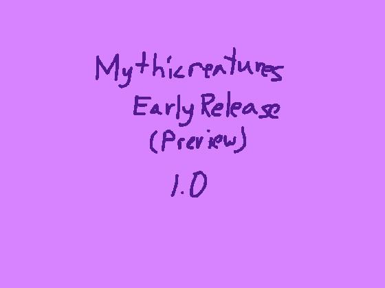 Mythicreatures 1.0 Preview