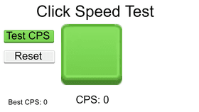 Click Speed Test