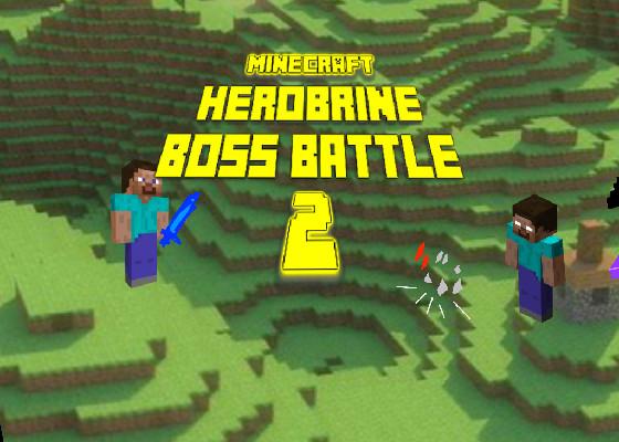 minecraft herobrine boss battle!
