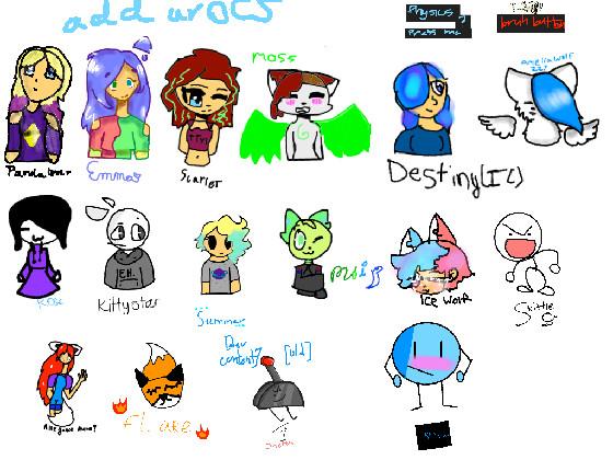 Add your oc’s! 1 1 1 1