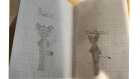 New ocs!: Acorn and Obsidian