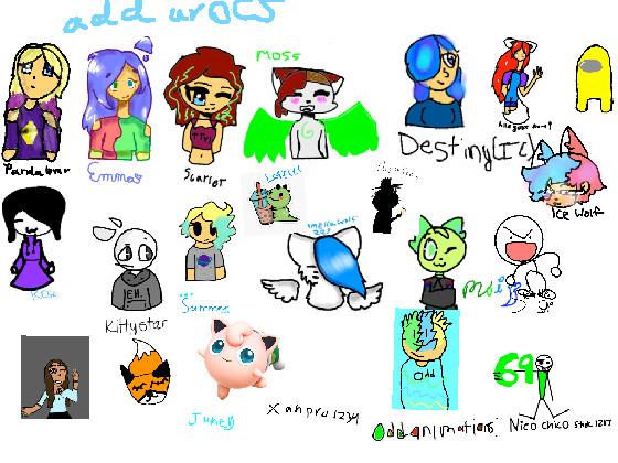 Add your oc’s! remix 1 1 1