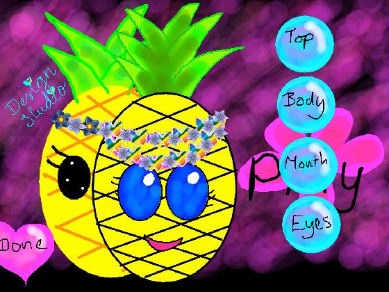 create a pineapple 🍍🐼🍒
