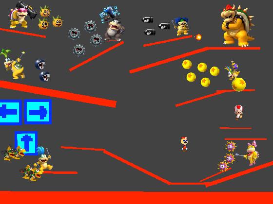 Bowser and koopaings vs. Mario 2