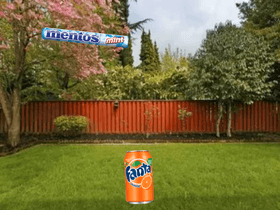 Mentos in fanta