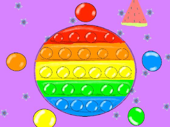 pop it rainbow circle