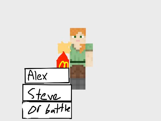 Talk to Alex or Steve Minecraft 1 1