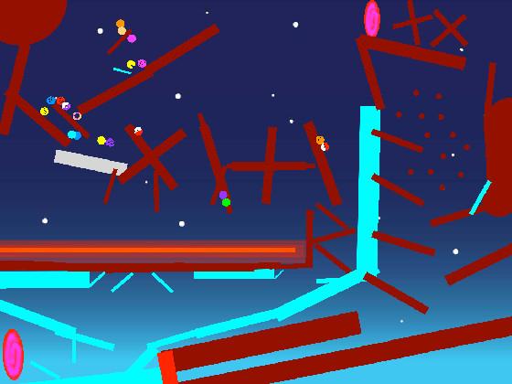 Marble Run in Space