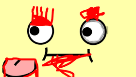 bleading face