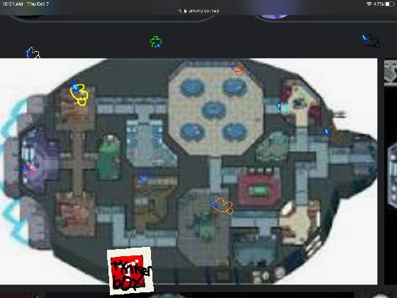 among us Coloring mess!