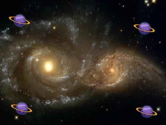 Spiraling galaxy