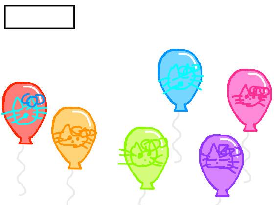 Balloon kitty-pop!