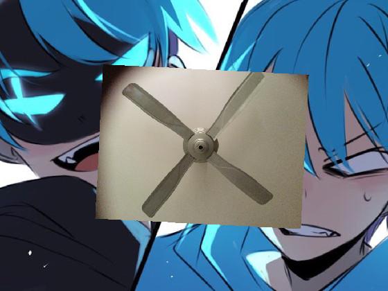 turning fan