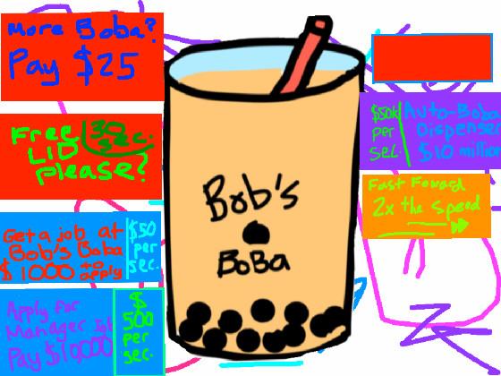 work at boba tea shop  1 1