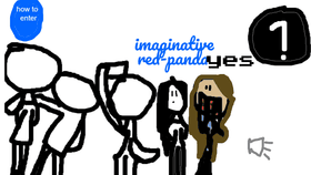 to imaginative red panda