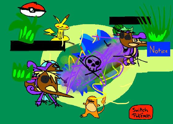 Bad Pokemon battle & catch