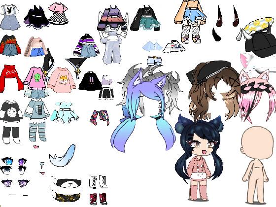 gacha life dress up game❤️ 1