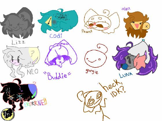 almost all my ocs