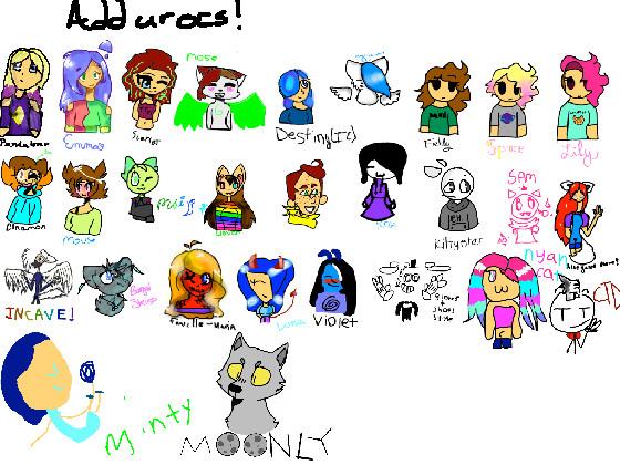 Add ur ocs! 1 1 1 1