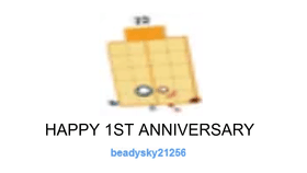 HAPPY 1ST ANNIVERSARY beadysky21256