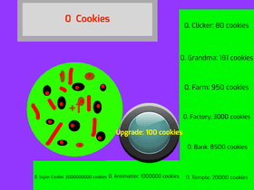 Cookie Clicker 1(zombie cookie)