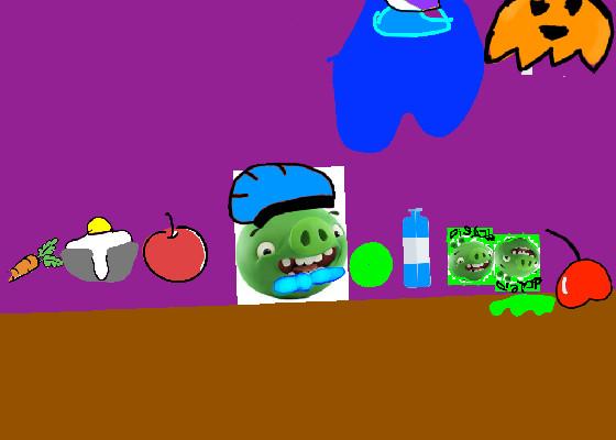 Angry birds feed the pig 1