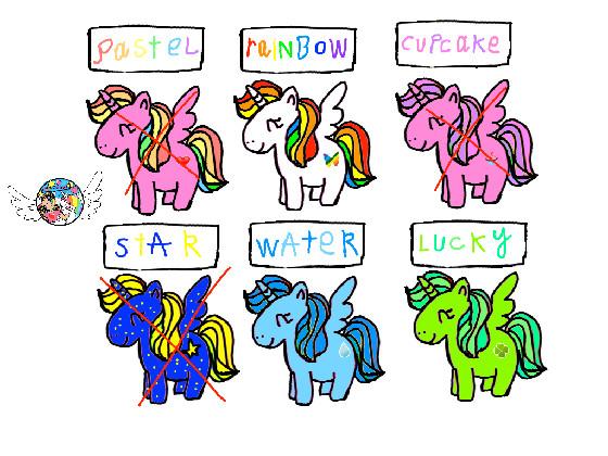 Unicorn adoptables!  1
