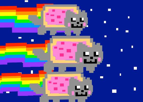 Nyan Cat x3 1