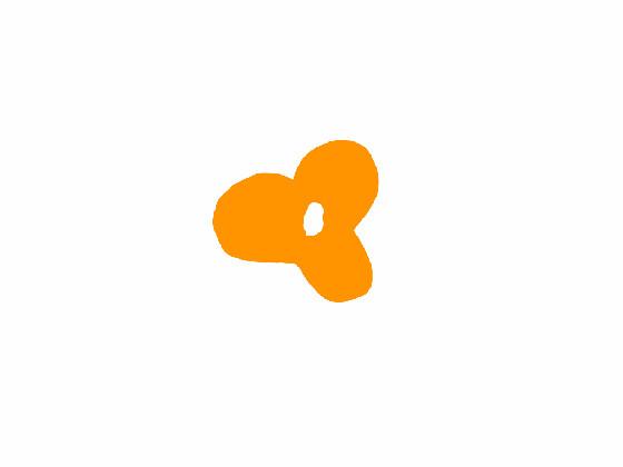 (orange) fidget spiner