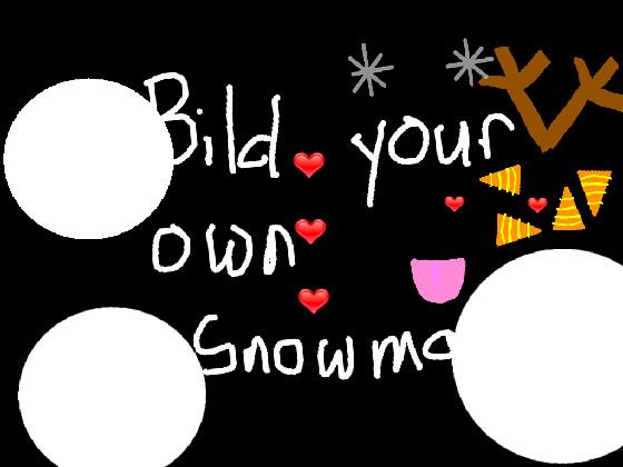 bild your own snowman