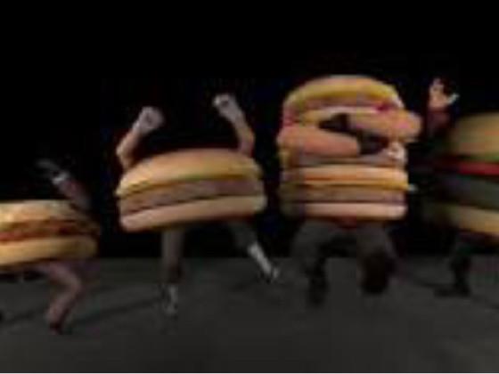 hamburger,cheese burger,big mac, whooper
