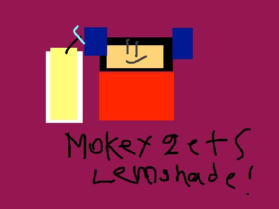 Mokey gets lemonade!