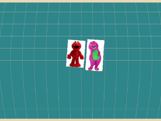 Barny vs elmo
