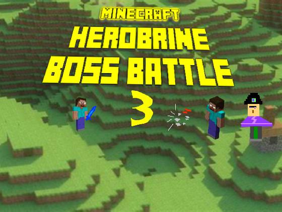 minecraft herobrine boss battle 3