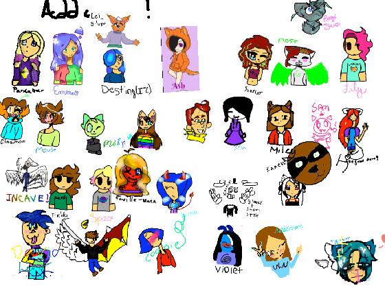 Add ur ocs!!!!!!!! 1 1 1 1 1